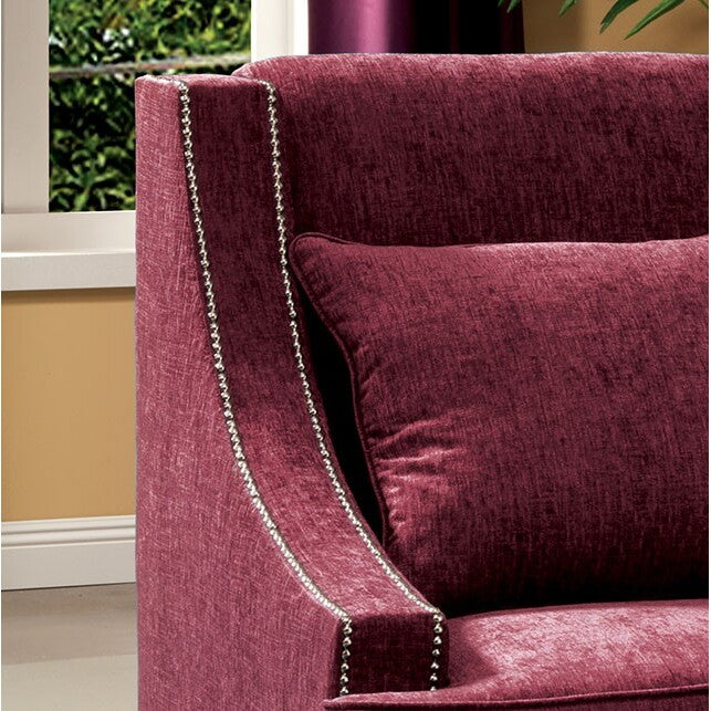 Furniture of America Tropika Stationary Fabric Chair SM3066PR-CH IMAGE 2