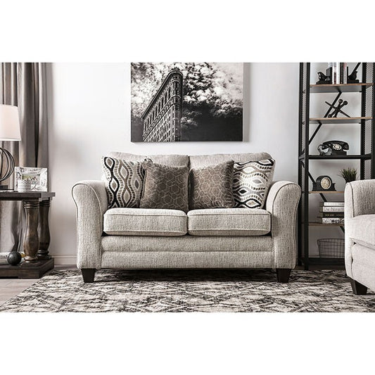 Furniture of America Aleah Stationary Fabric Loveseat SM4110-LV IMAGE 1