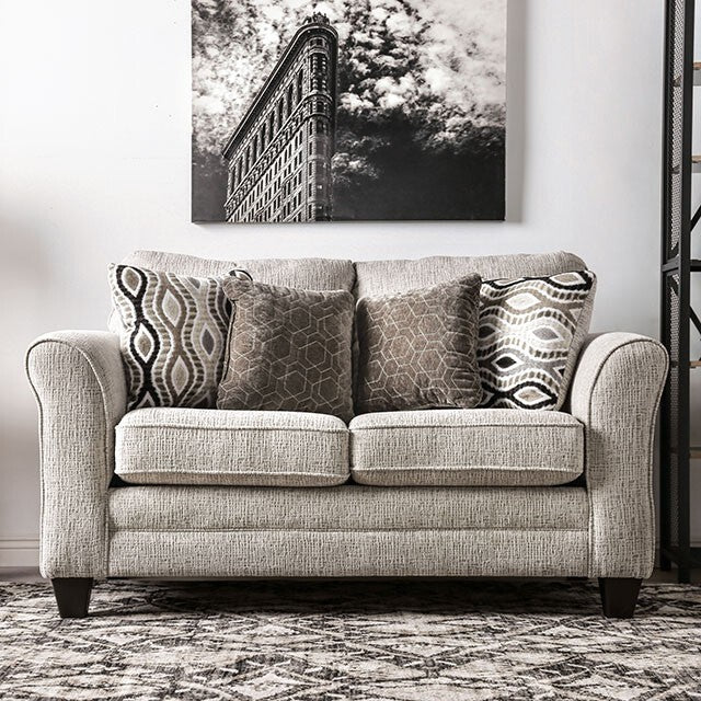 Furniture of America Aleah Stationary Fabric Loveseat SM4110-LV IMAGE 6