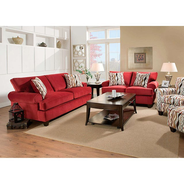 Furniture of America Inverness Fabric Ottoman SM5047-OT IMAGE 2
