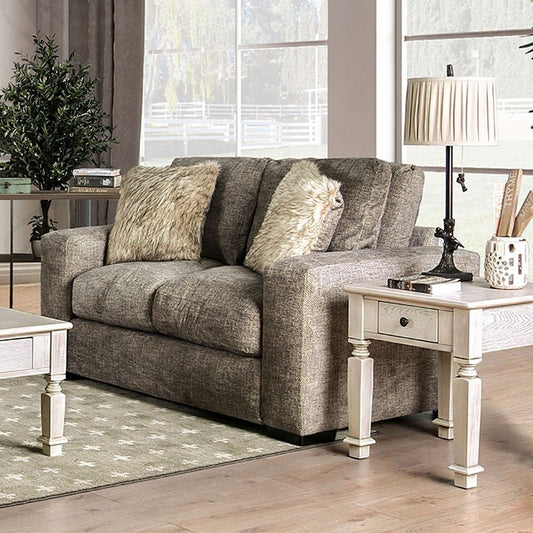 Furniture of America Crane Stationary Fabric Loveseat SM5154-LV IMAGE 1