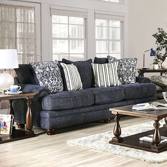 Furniture of America Hadleigh Stationary Fabric Sofa SM5157-SF IMAGE 1