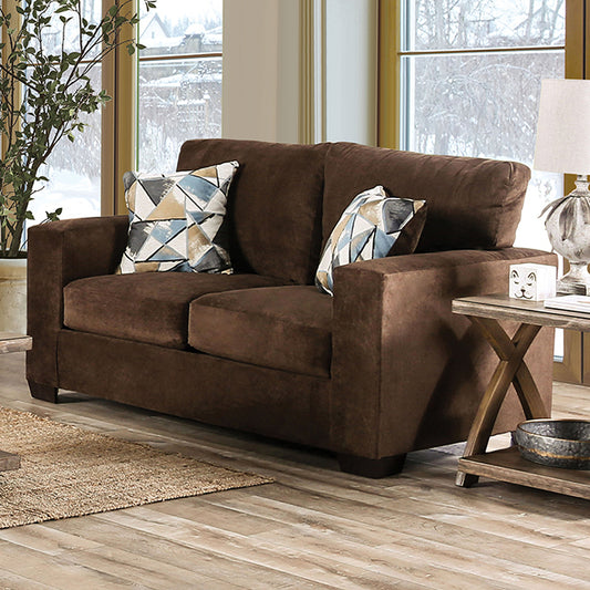 Furniture of America Heathway Stationary Fabric Loveseat SM5407-LV IMAGE 1