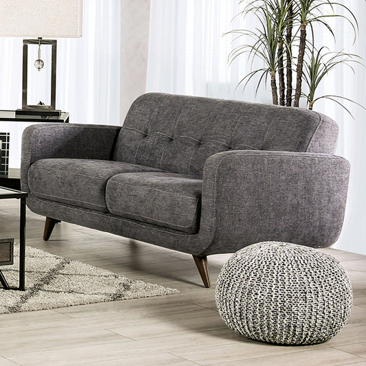 Furniture of America Siegen Stationary Fabric Loveseat SM6044-LV IMAGE 1