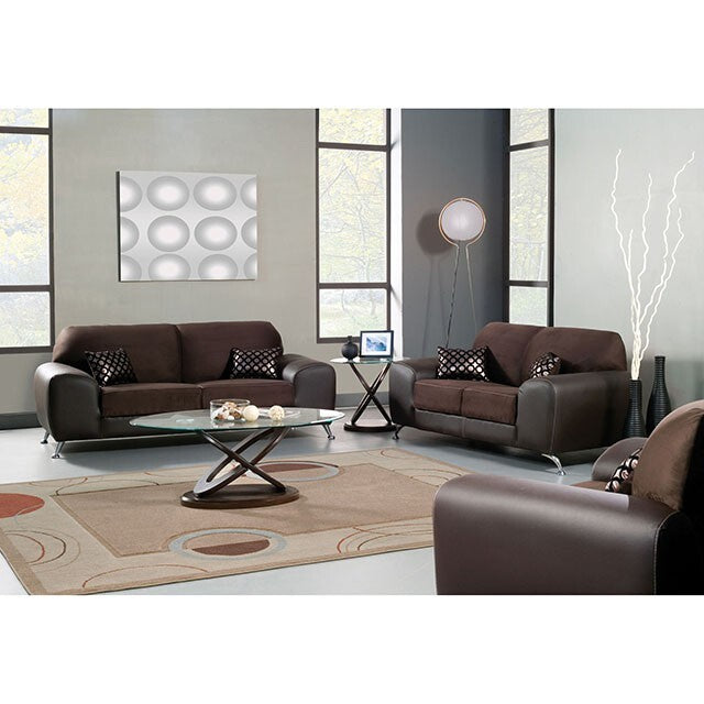 Furniture of America Avdira Stationary Leather Chair SM6061-CH IMAGE 2