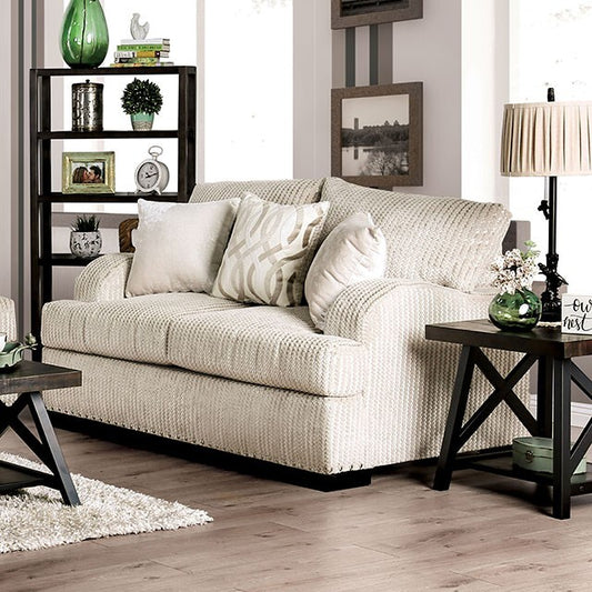 Furniture of America Zayla Stationary Fabric Loveseat SM6223-LV IMAGE 1