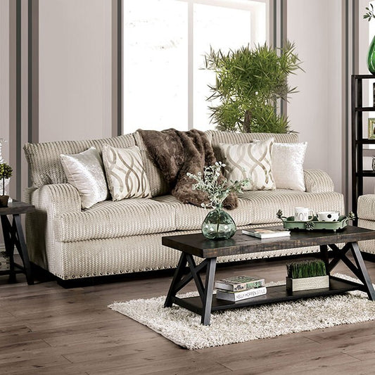 Furniture of America Zayla Stationary Fabric Sofa SM6223-SF IMAGE 1