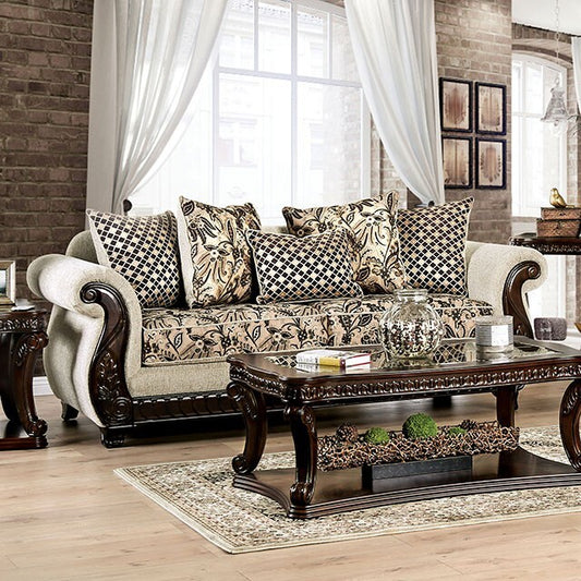 Furniture of America Caldiran Stationary Fabric Sofa SM6426-SF IMAGE 1
