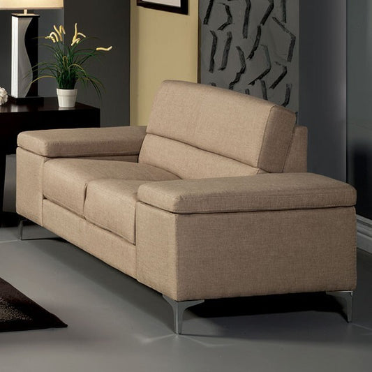 Furniture of America Rhodes Stationary Fabric Loveseat SM6605-LV IMAGE 1