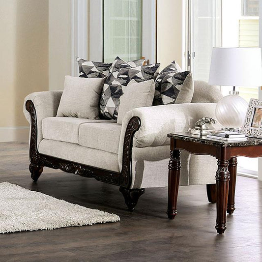 Furniture of America Cassani SM7756-LV Loveseat IMAGE 1