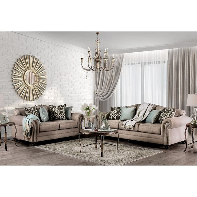 Furniture of America Jarauld Stationary Fabric Sofa SM8006-SF IMAGE 2