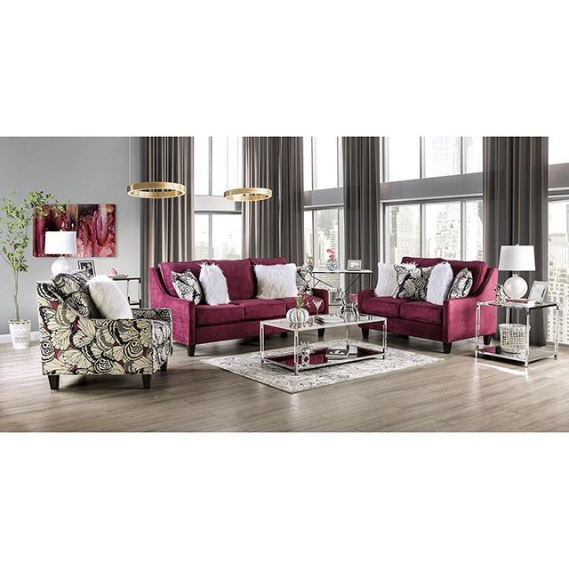 Furniture of America Jillian SM8016-LV Love Seat IMAGE 2