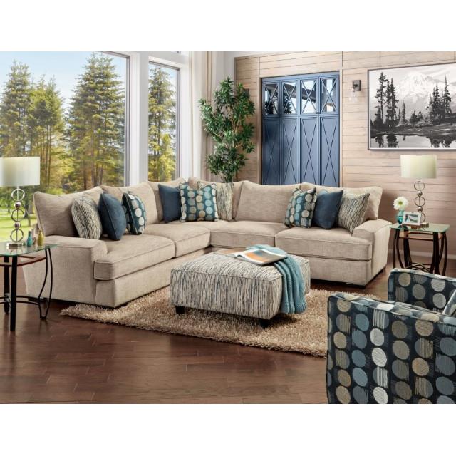 Furniture of America Eastleigh SM8187-OT Ottoman IMAGE 2