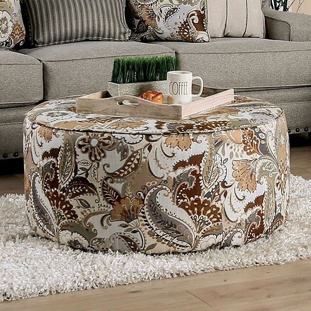 Furniture of America Begley Fabric Ottoman SM8300-OT IMAGE 1