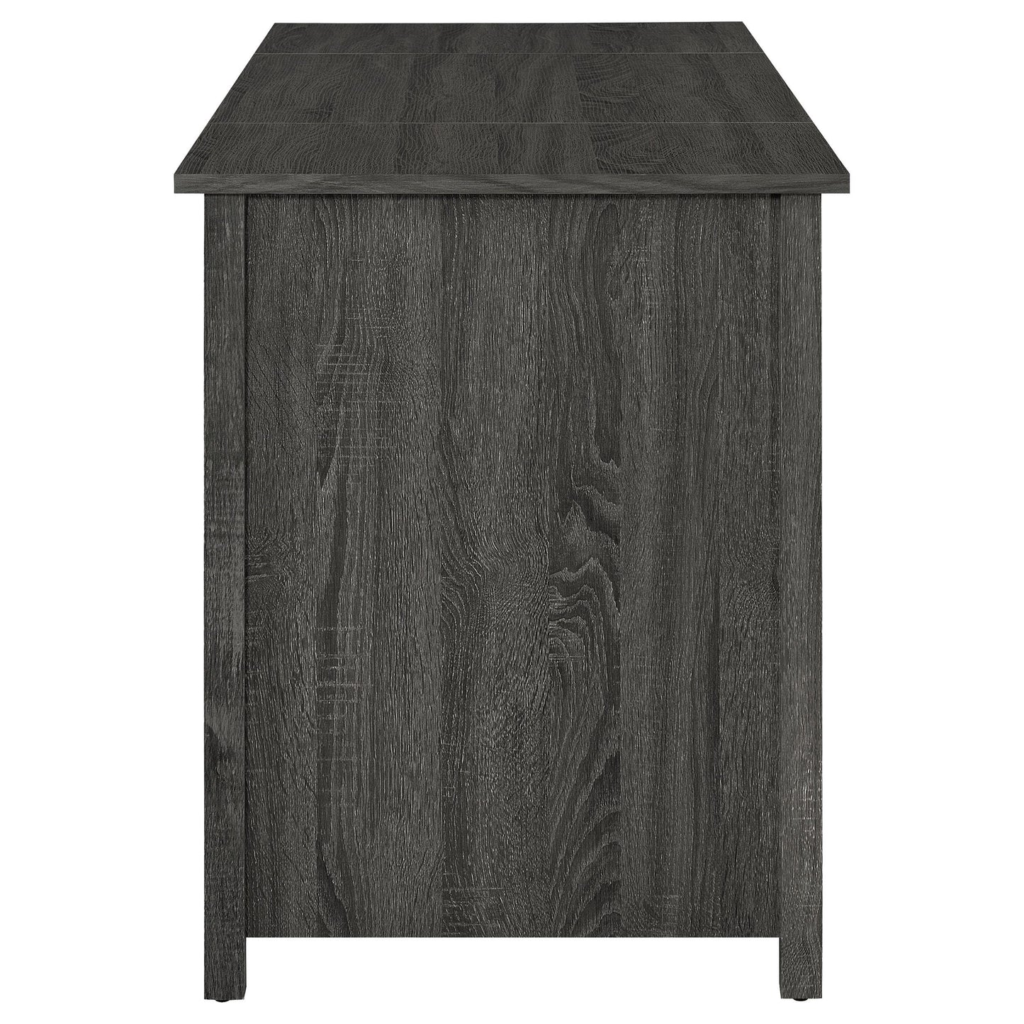 Coaster Furniture Dylan 801576 60-inch 4-Drawer Lift Top Office Desk - Weathered Grey IMAGE 4