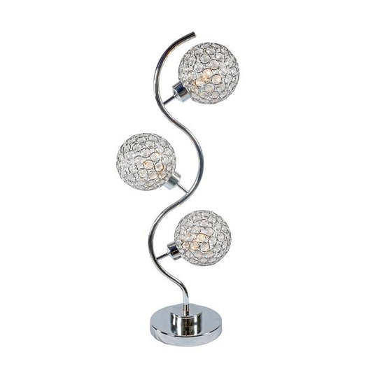 Crown Mark Crystal 6260T Table Lamp IMAGE 1