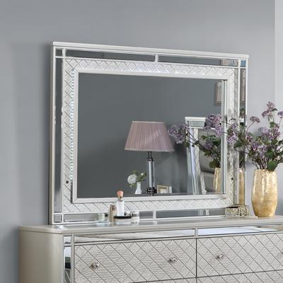 Crown Mark Cristian B1680-11 Dresser Mirror - Champagne IMAGE 1