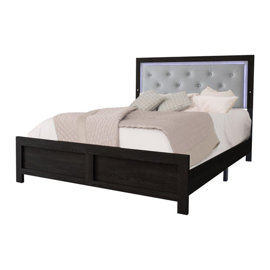 Crown Mark Jaylen B9280-Q Queen Bed - Black IMAGE 1