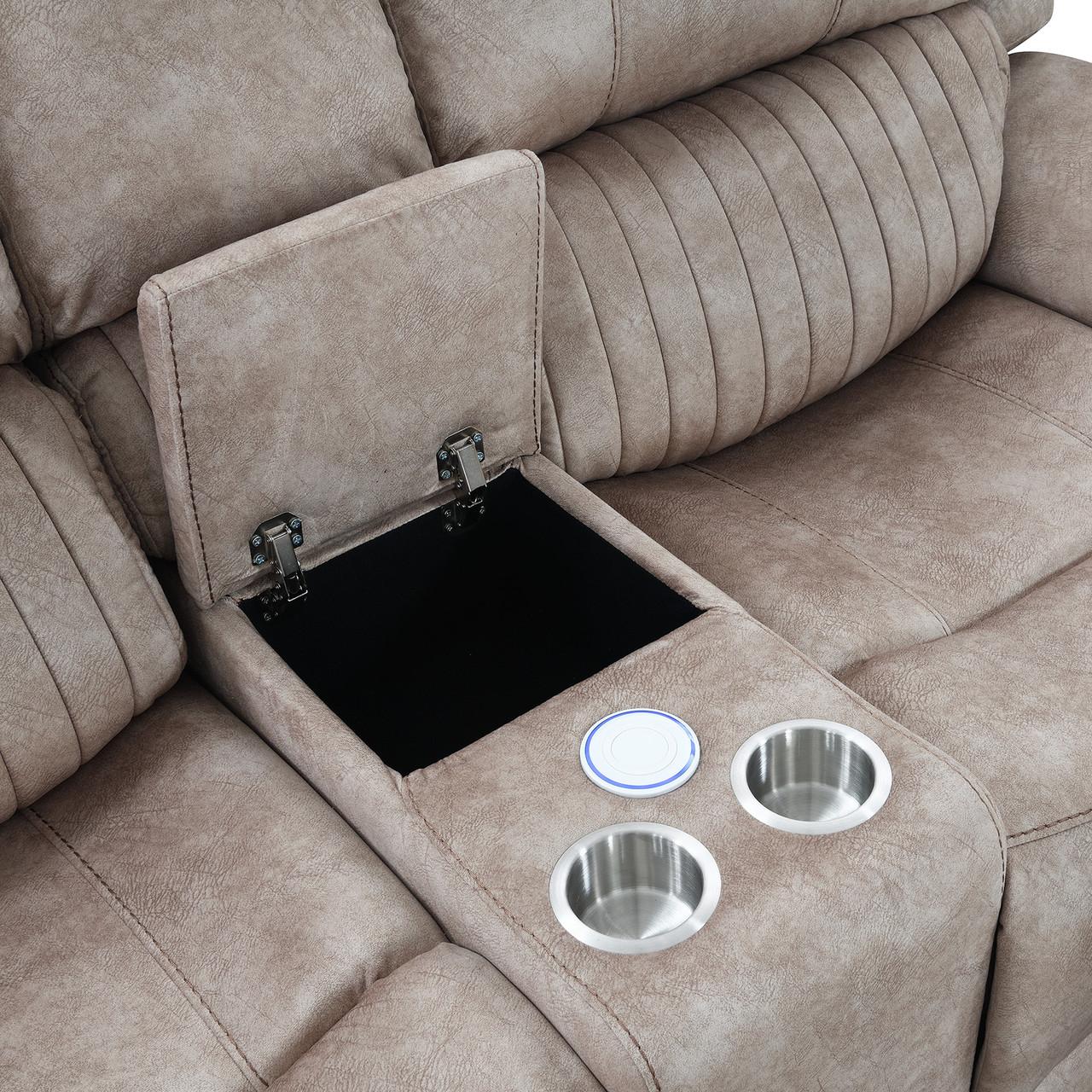 Generation Trade Frontier 655321 Love Seat - Brown IMAGE 2