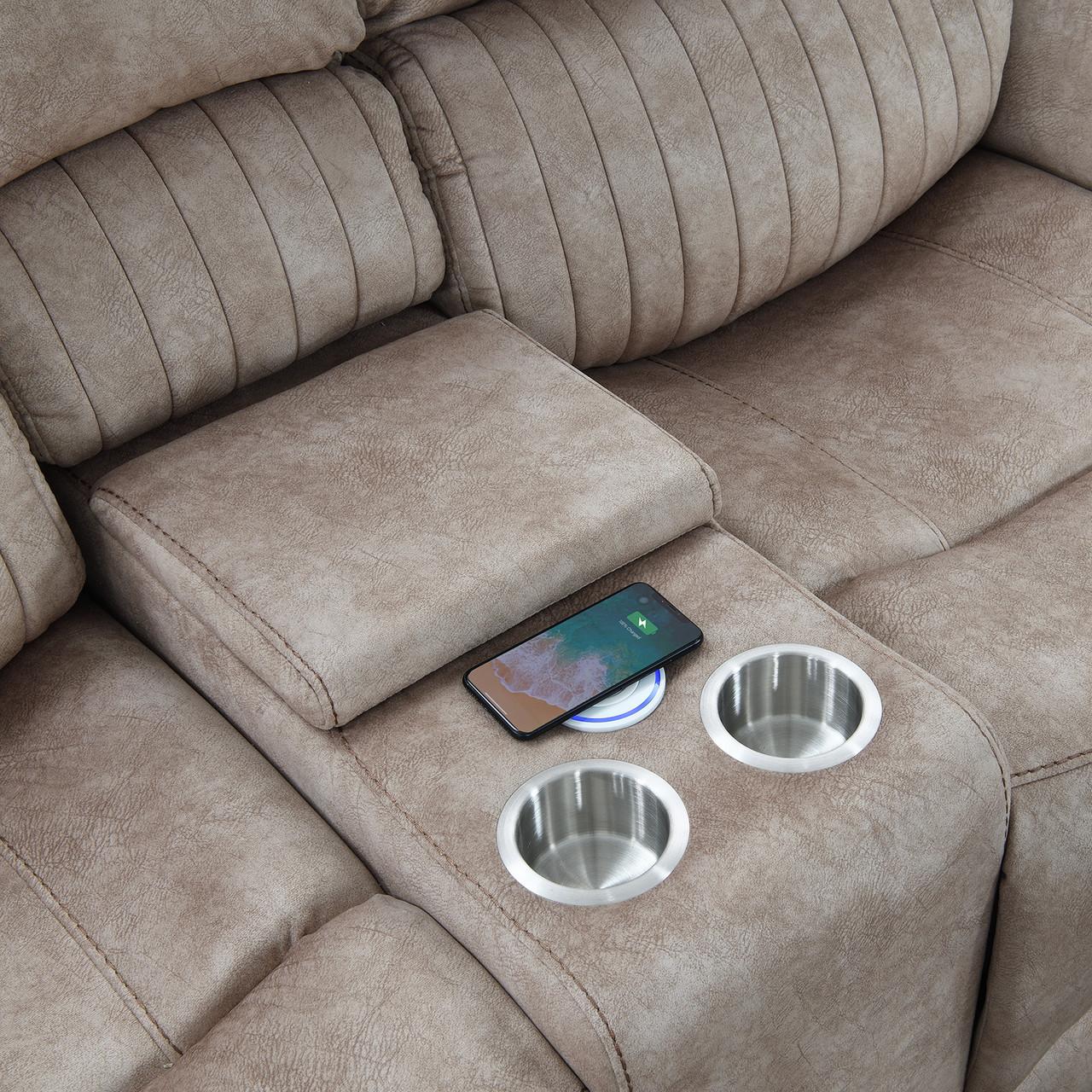 Generation Trade Frontier 655321 Love Seat - Brown IMAGE 3