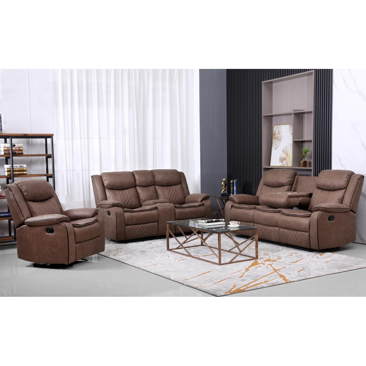 Generation Trade Silverado 660320 Sofa - Brown IMAGE 2