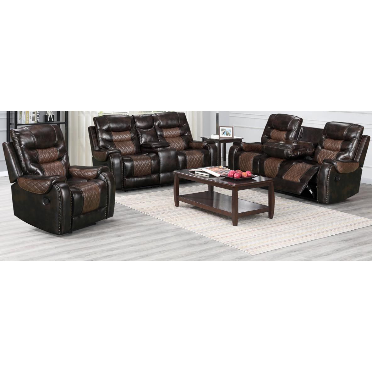 Generation Trade Starwood 691322 Recliner Glider - Brown IMAGE 2
