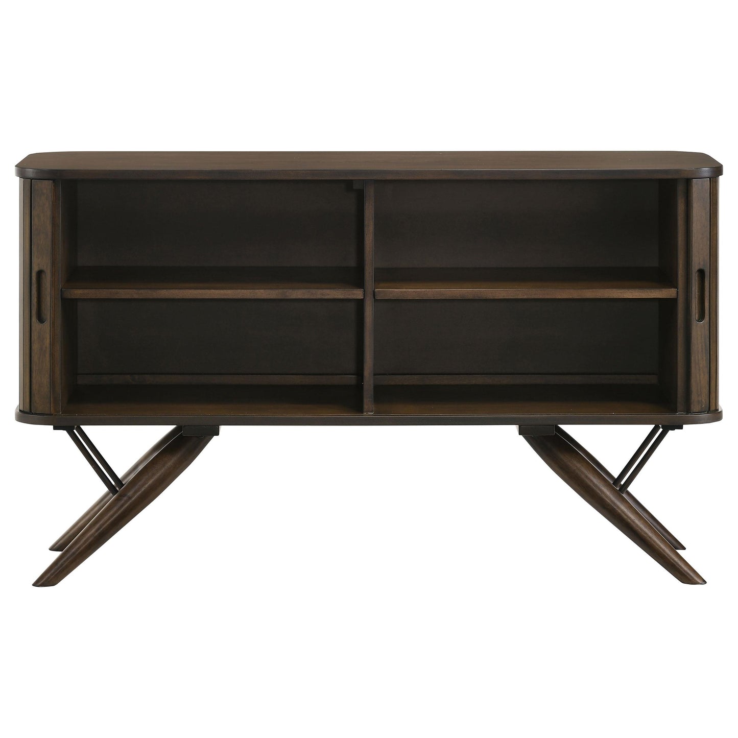 Coaster Furniture Wes 115275 2-door Sideboard Buffet Storage Cabinet - Dark Walnut IMAGE 3