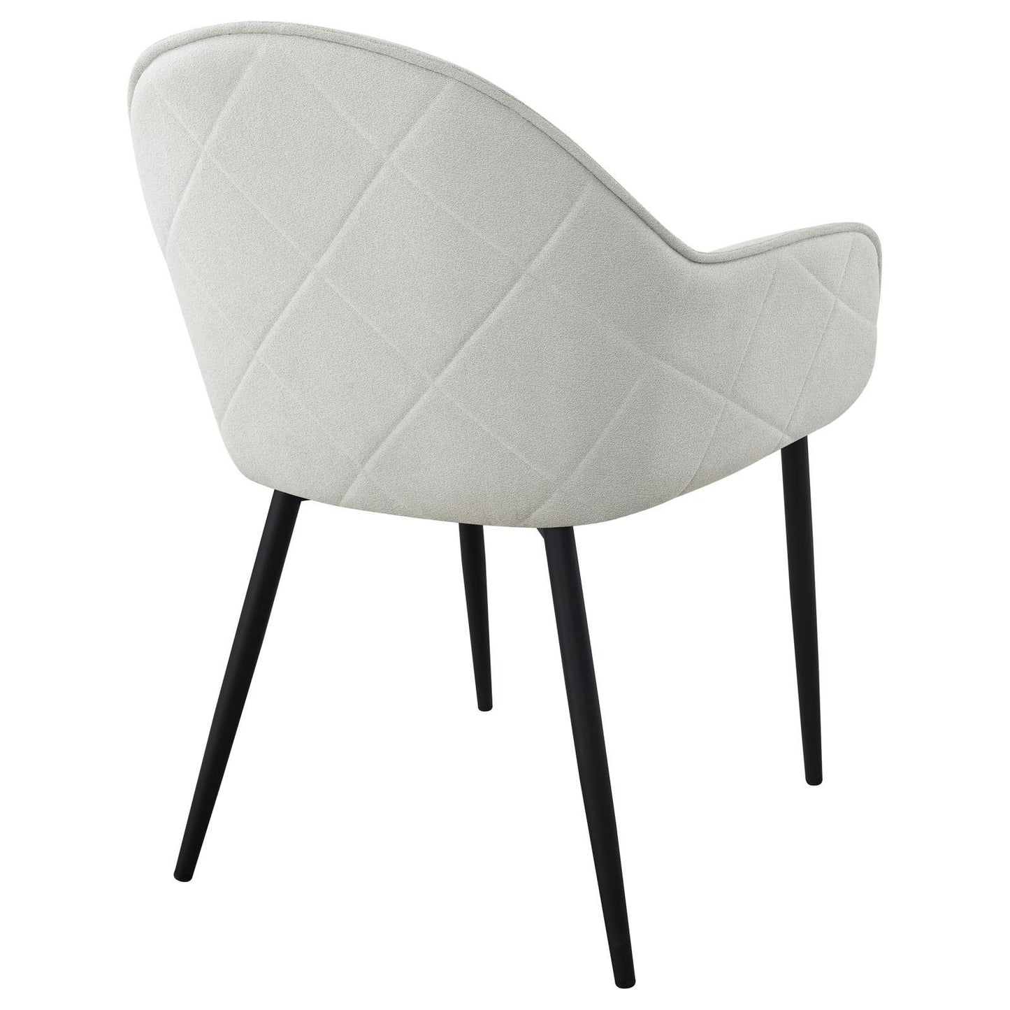 Coaster Furniture Emma 115592 Fabric Upholstered Dining Arm Chair - Fog Grey IMAGE 7