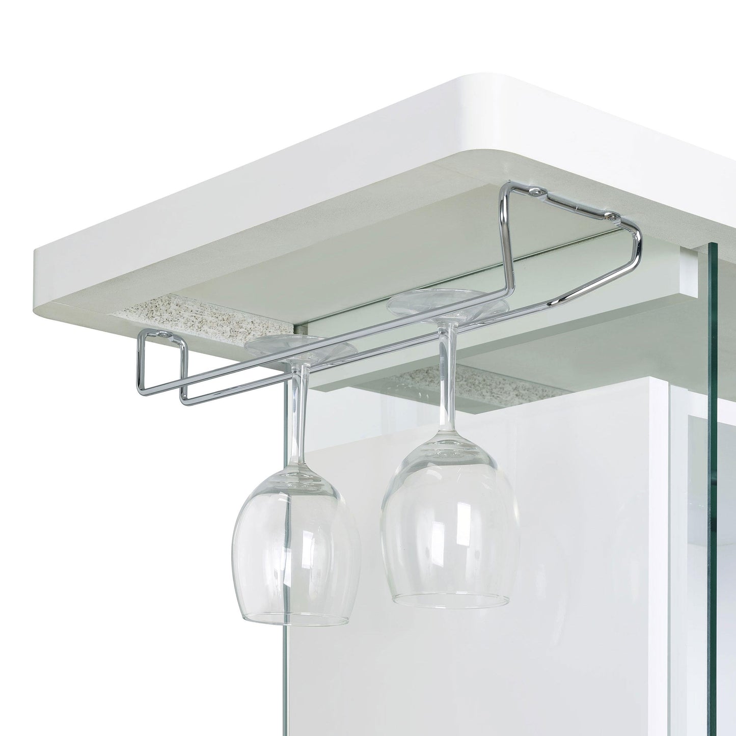 Coaster Furniture Acosta 182632 Freestanding Home Bar Wine Cabinet - White High Gloss IMAGE 11