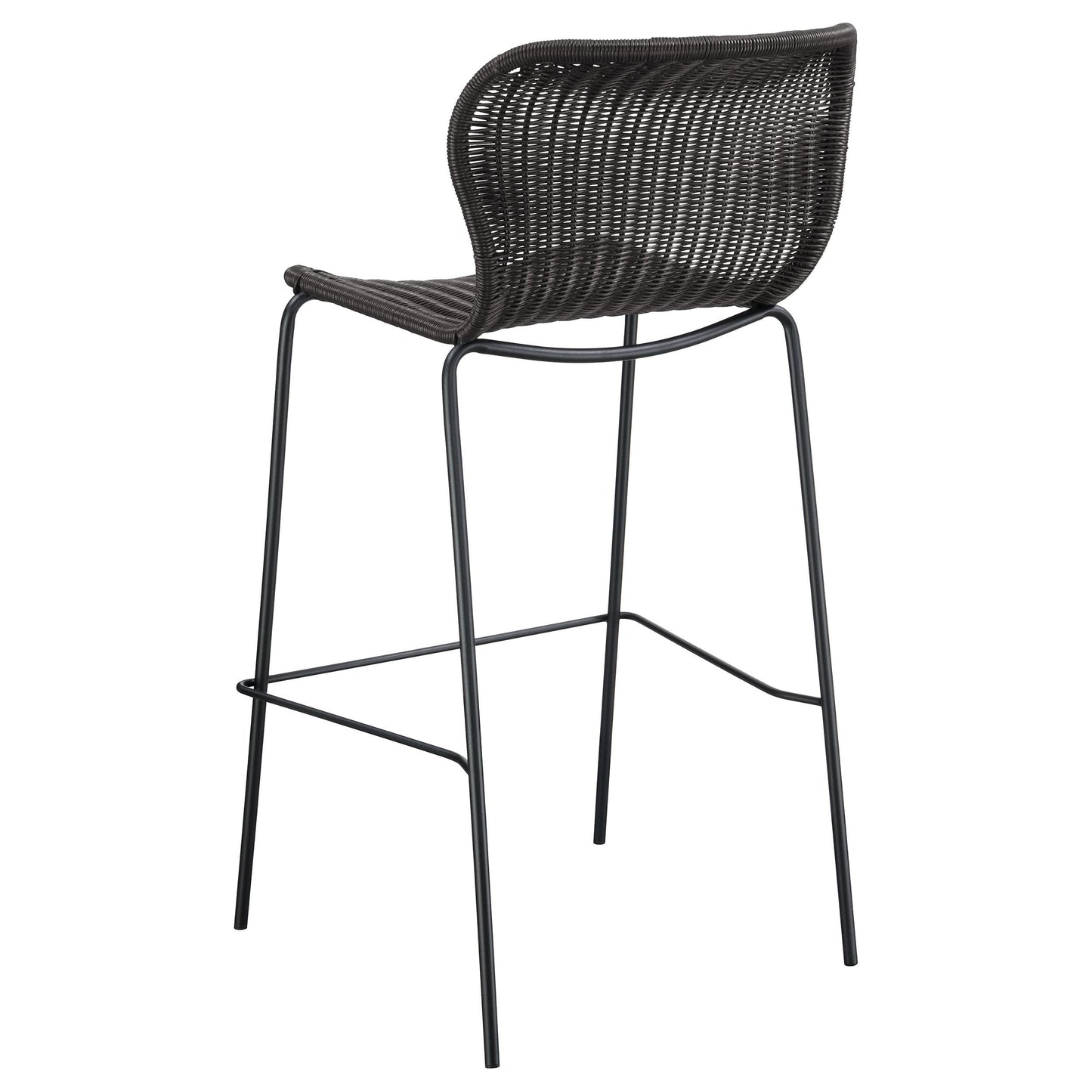 Coaster Furniture Mckinley 192040 Faux Rattan Metal Bar Chair - Brown IMAGE 5