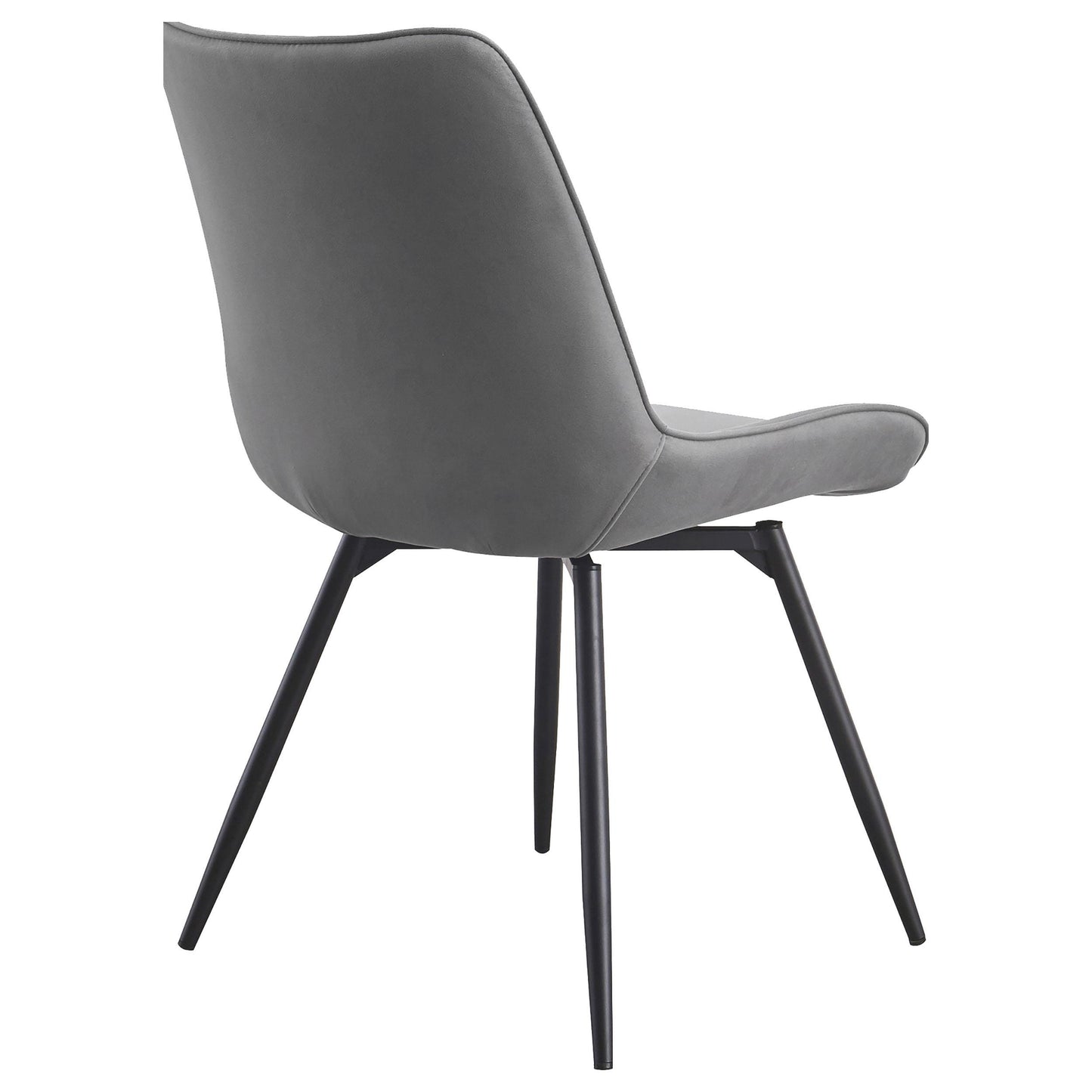 Coaster Furniture Diggs 193312 Upholstered Swivel Dining Side Chair - Grey IMAGE 7