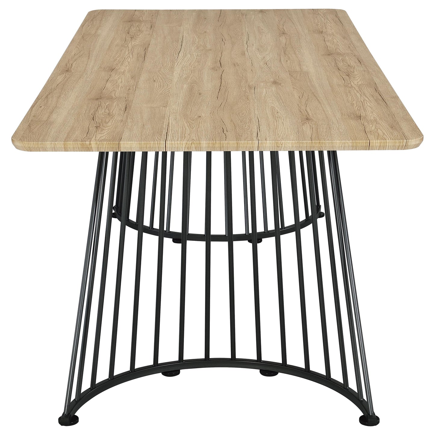 Coaster Furniture Altus 193531 80-inch Composite Wood Dining Table - Natural Oak IMAGE 8