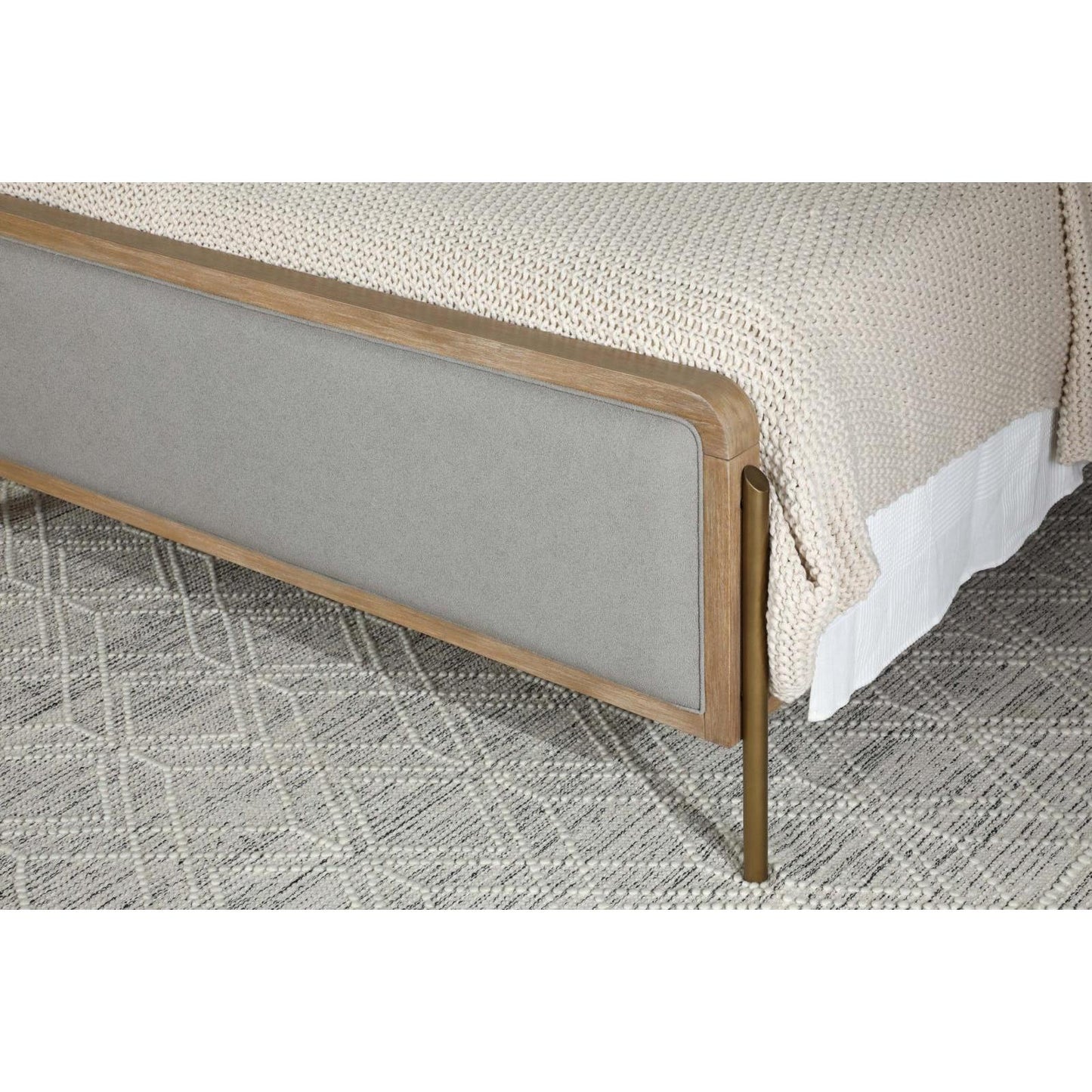Coaster Furniture Arini 224301Q Upholstered Queen Panel Bed - Sand Wash and Grey IMAGE 14