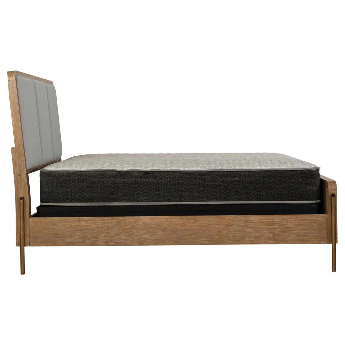 Coaster Furniture Arini 224301Q Upholstered Queen Panel Bed - Sand Wash and Grey IMAGE 9