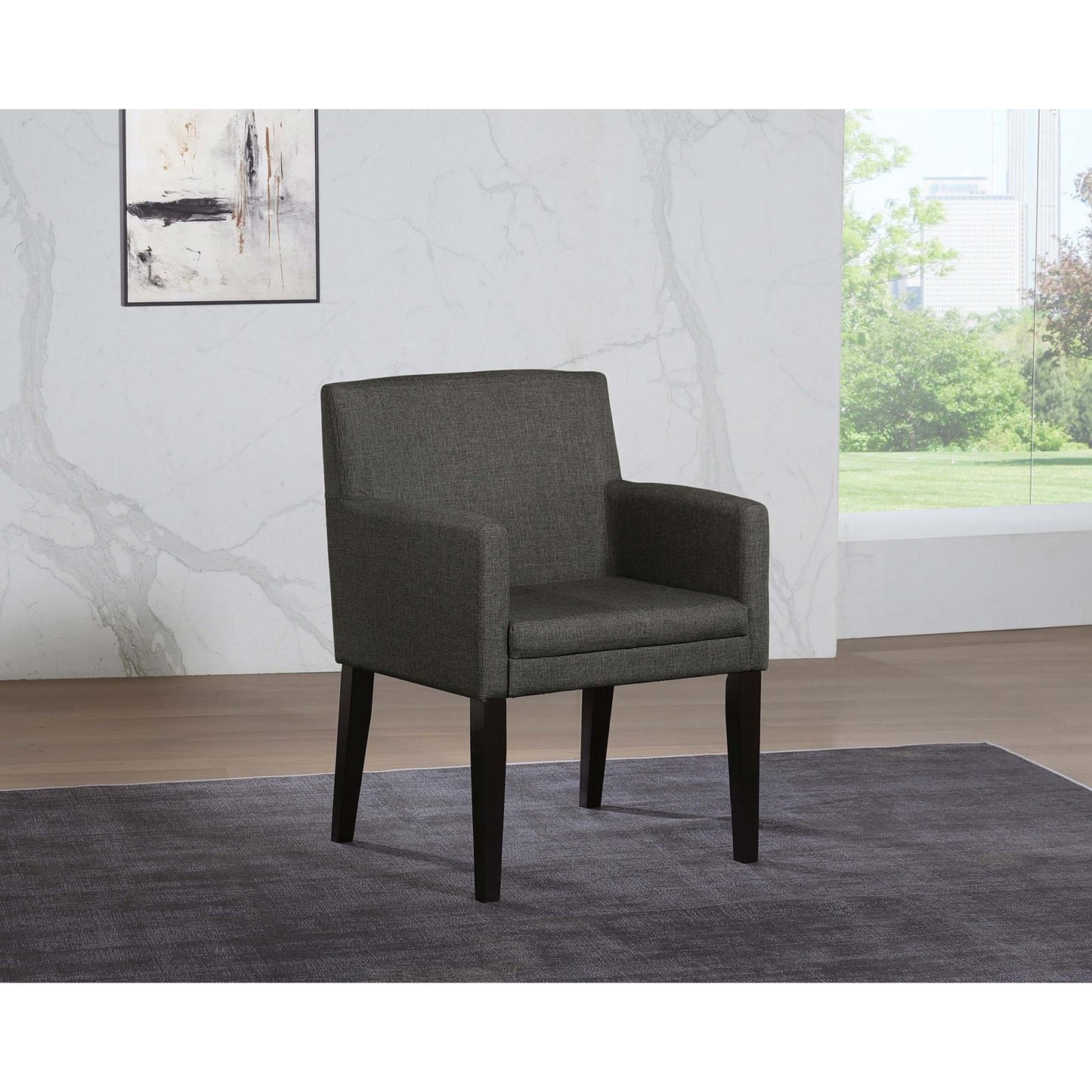 Coaster Furniture Catherine 106252 Upholstered Dining Arm Chair - Grey IMAGE 9