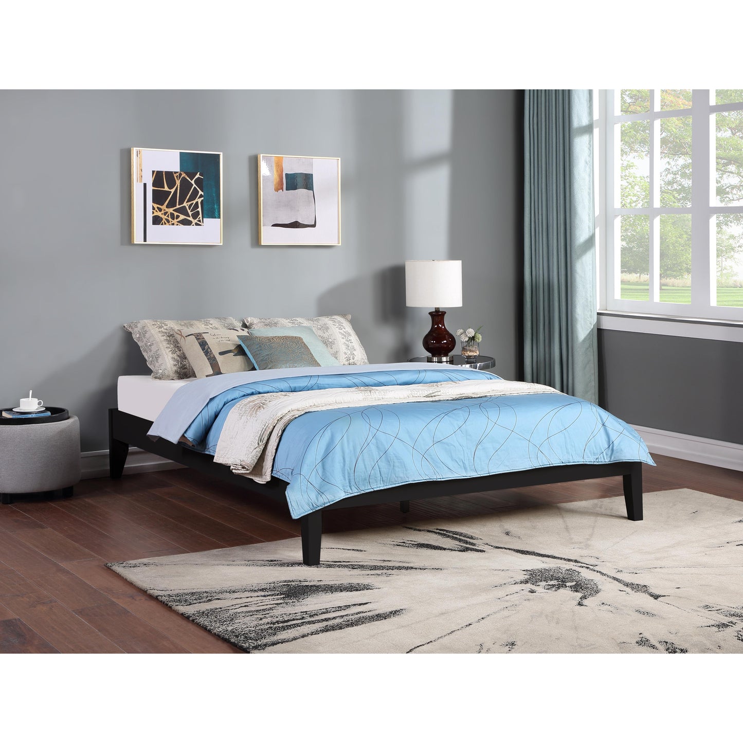 Coaster Furniture Hounslow 306129KE Eastern King Universal Platform Bed - Black IMAGE 2