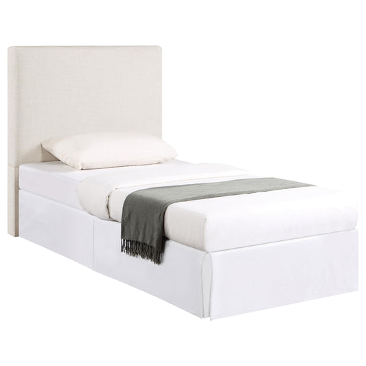 Coaster Furniture Pirro 315980T Upholstered Twin Panel Headboard - Sand IMAGE 1