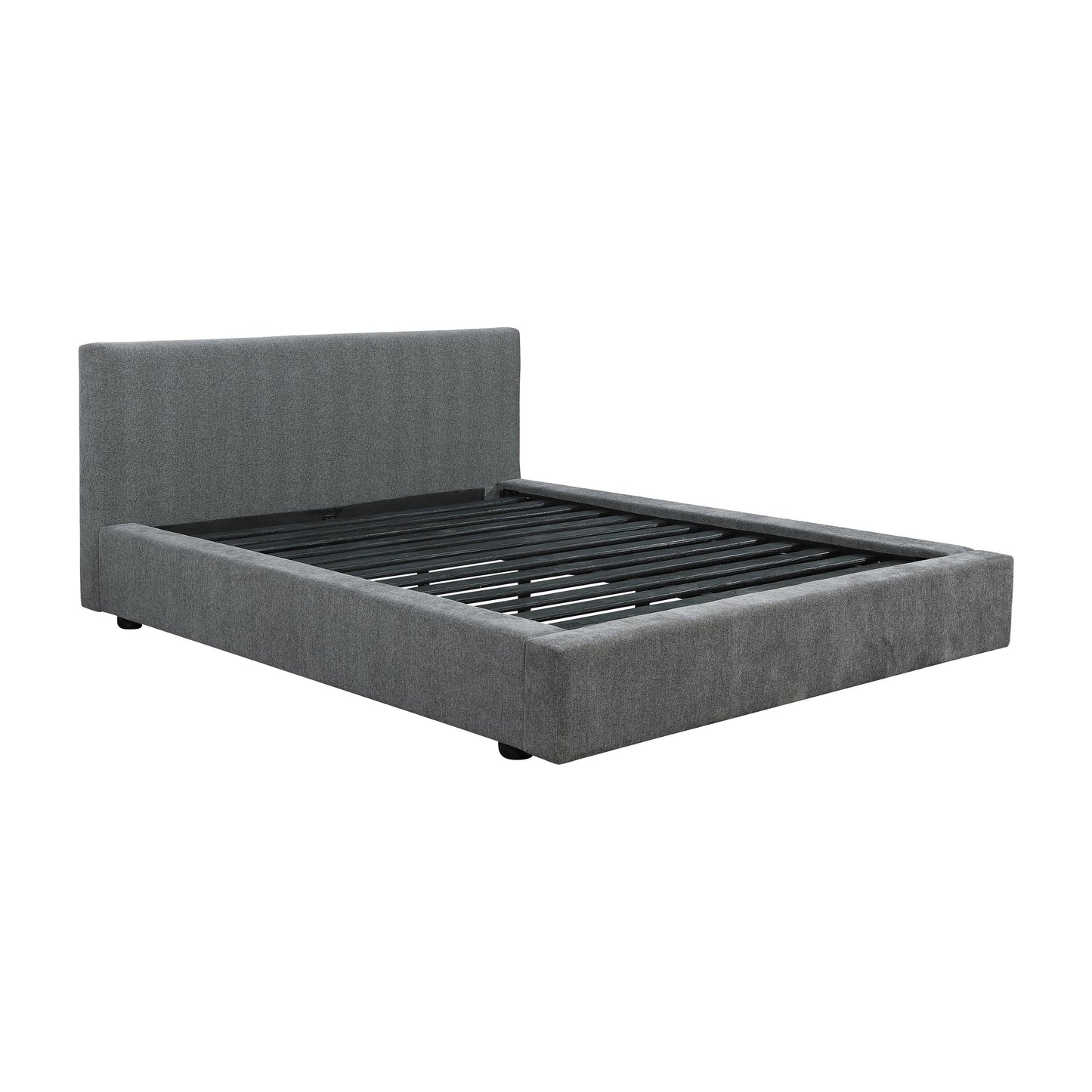 Coaster Furniture Gregory 316020Q Upholstered Queen Panel Bed - Graphite IMAGE 3