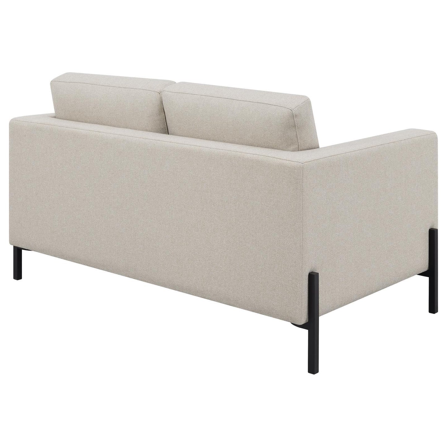 Coaster Furniture Tilly 509902 Upholstered Track Arm Loveseat - Oatmeal IMAGE 7
