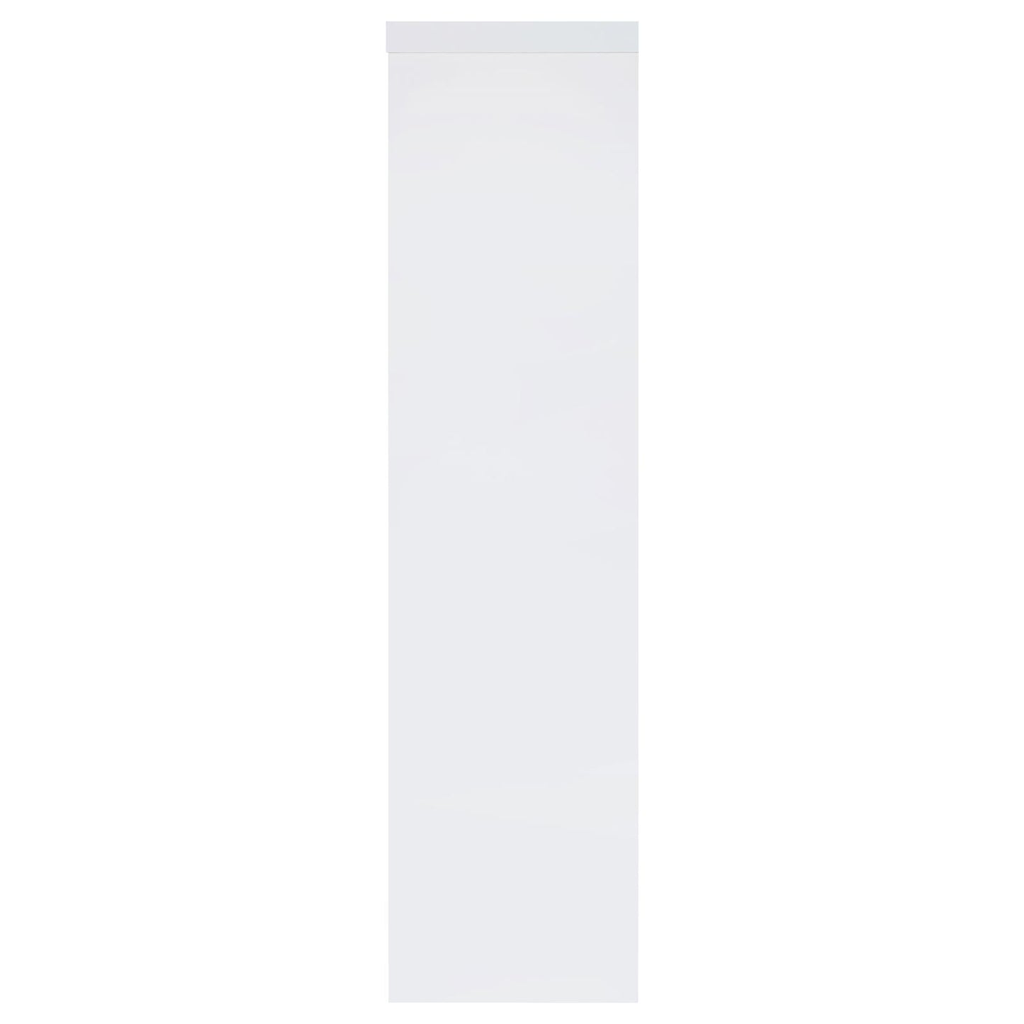 Coaster Furniture Jude 704254 3-shelf Engineered Wood Media Tower - High Gloss White IMAGE 5