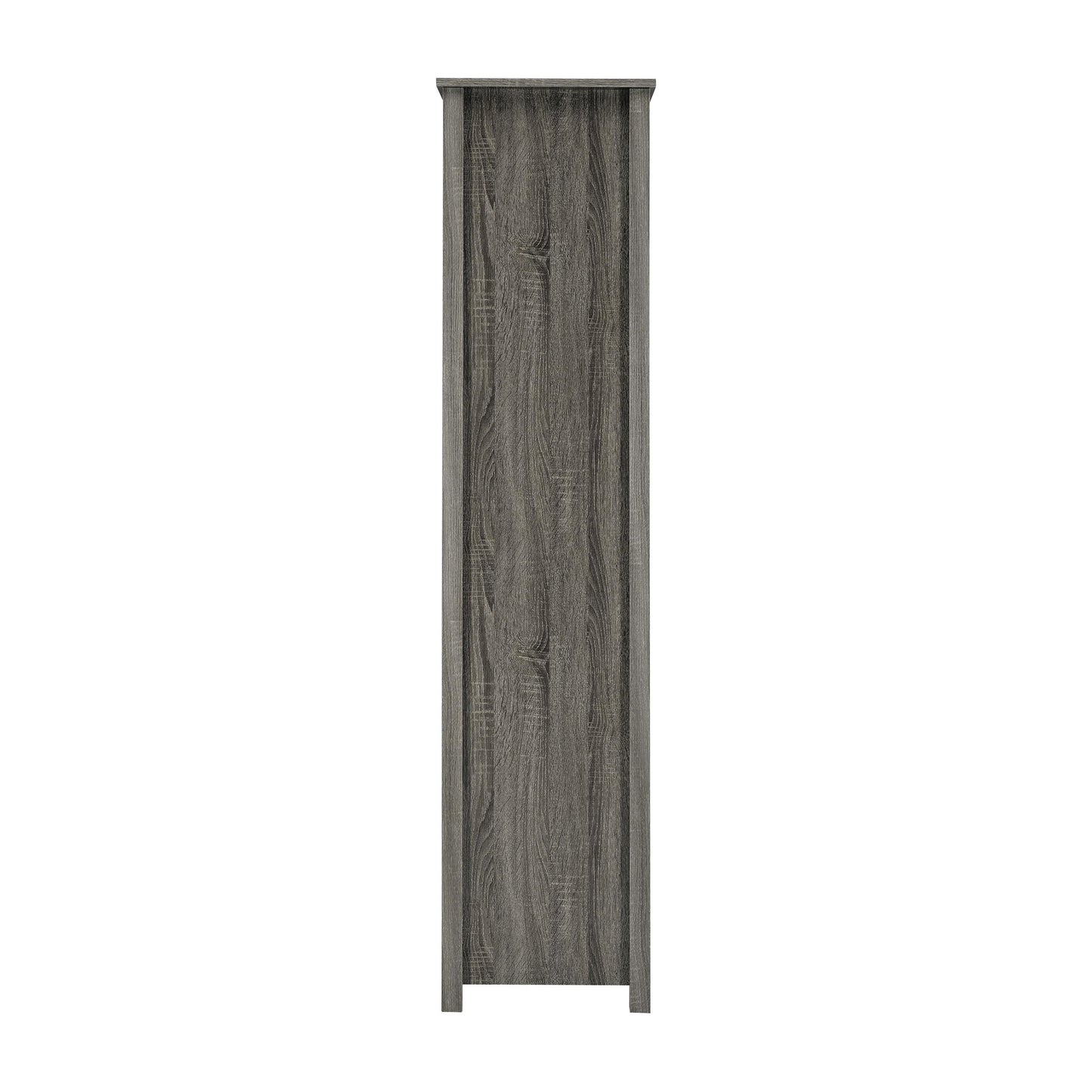 Coaster Furniture Dylan 801577 68-inch 4-shelf Storage Bookshelf - Weathered Grey IMAGE 5