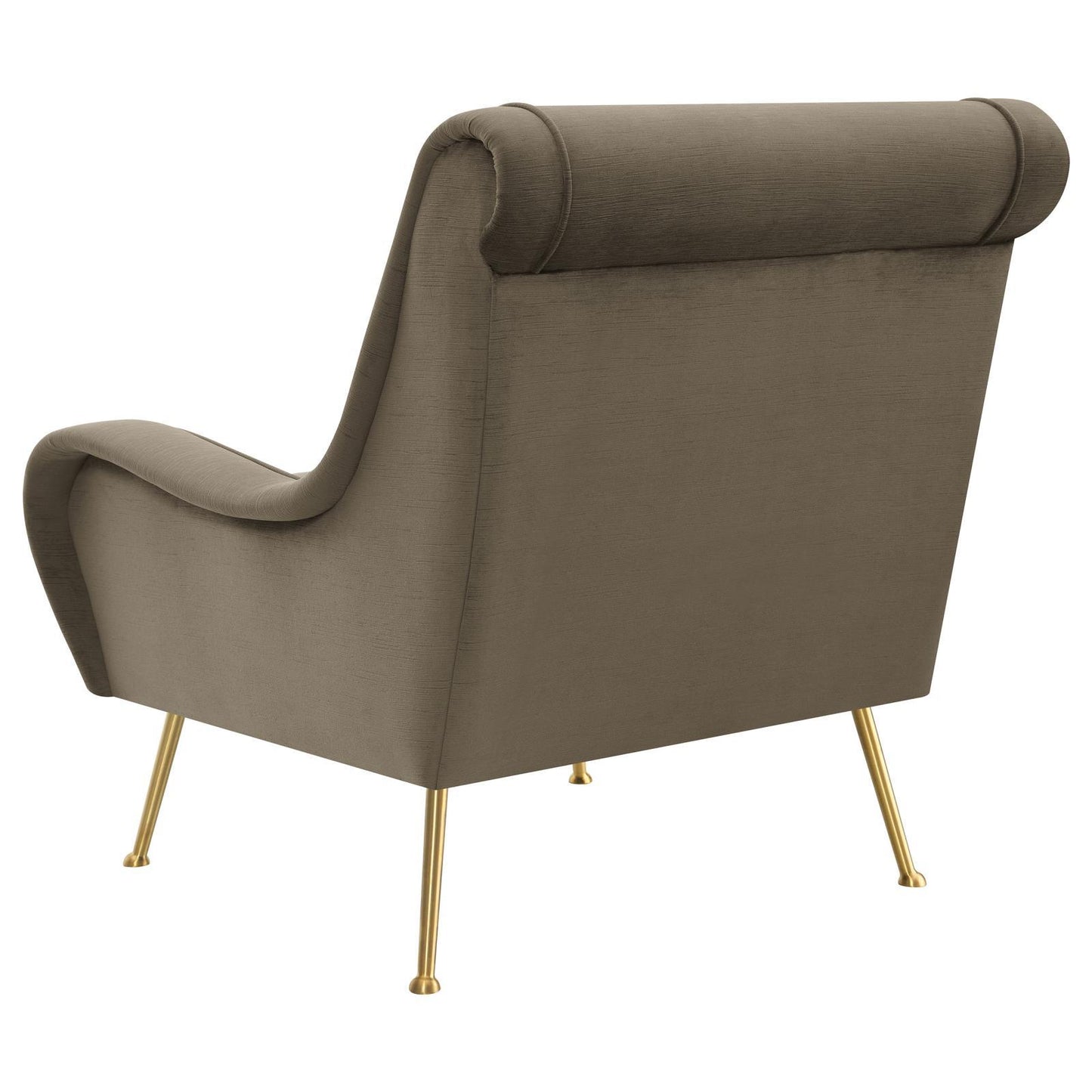 Coaster Furniture Ricci 903044 Upholstered Saddle Arm Accent Chair - Truffle IMAGE 6