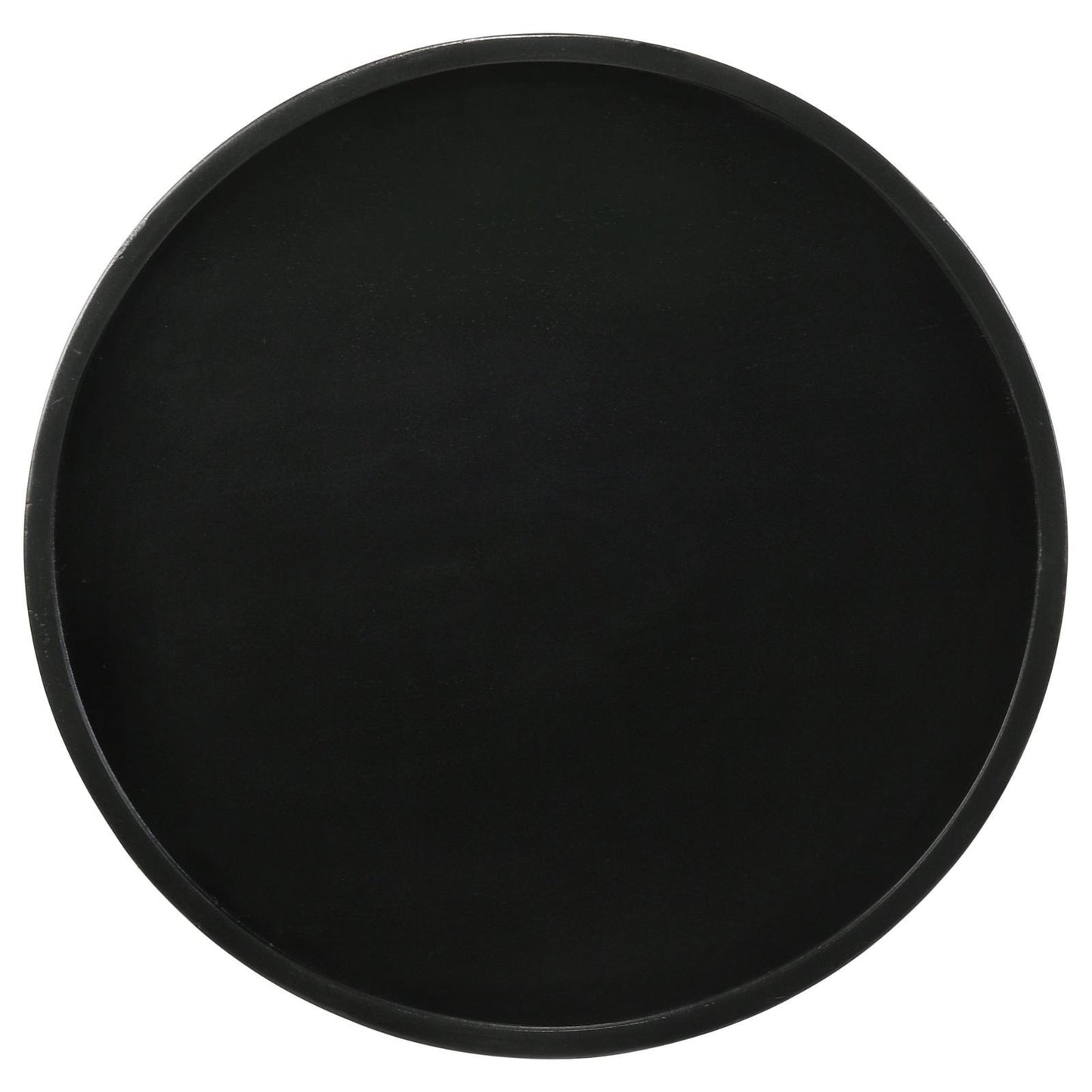 Coaster Furniture Ixia 915109 Round Solid Mango Wood Accent Side Table - Black Stain IMAGE 3