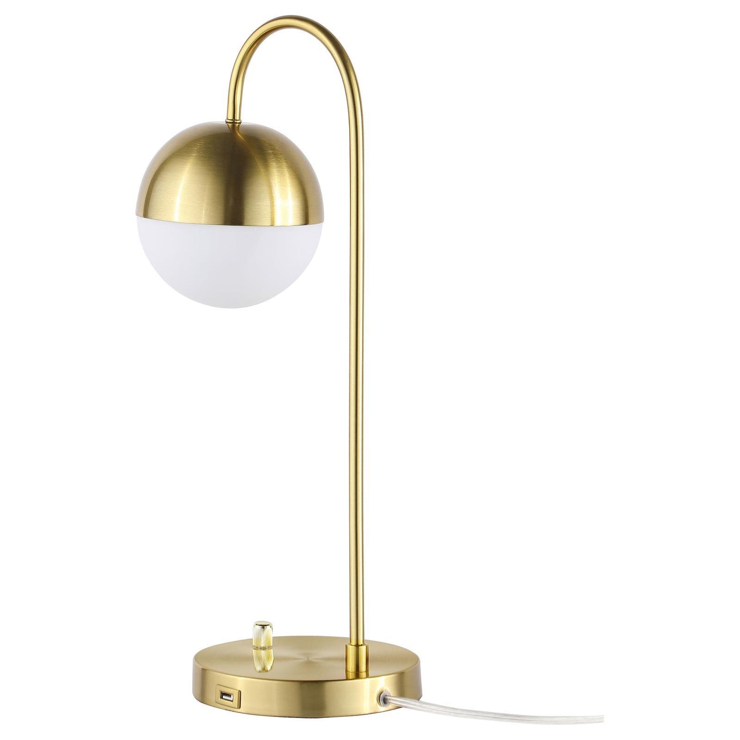 Coaster Furniture Merrick 920216 21-inch Spherical Arched Bedside Table Lamp - Gold IMAGE 5