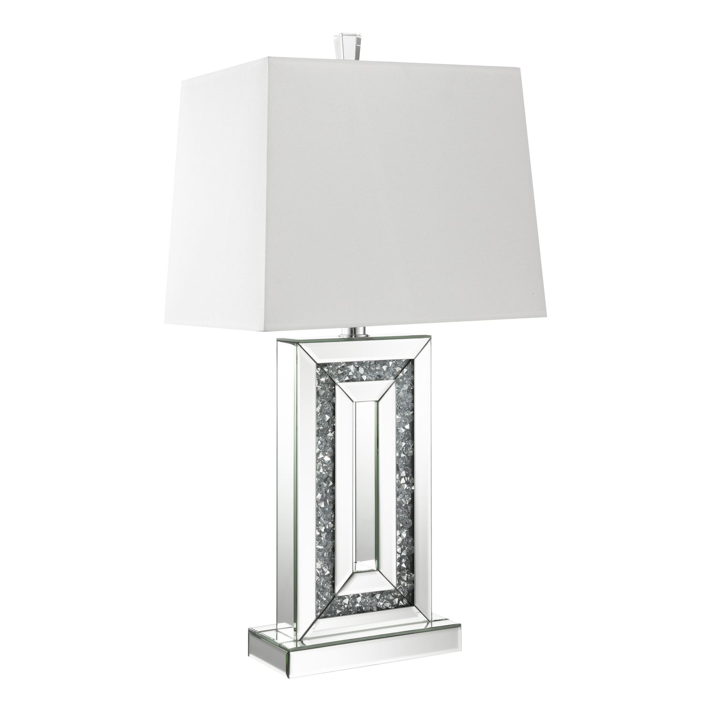 Coaster Furniture Ayelet 923288 30-inch Tapered Shade Mirrored Table Lamp - Silver IMAGE 3