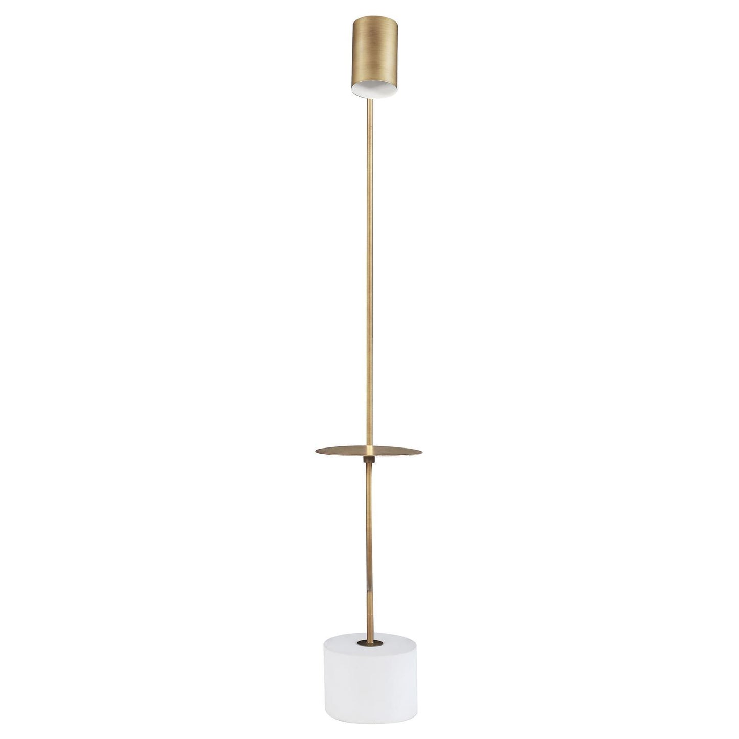 Coaster Furniture Jodie 923309 55-inch Adjustable Floor Lamp Side Table - Antique Brass IMAGE 5