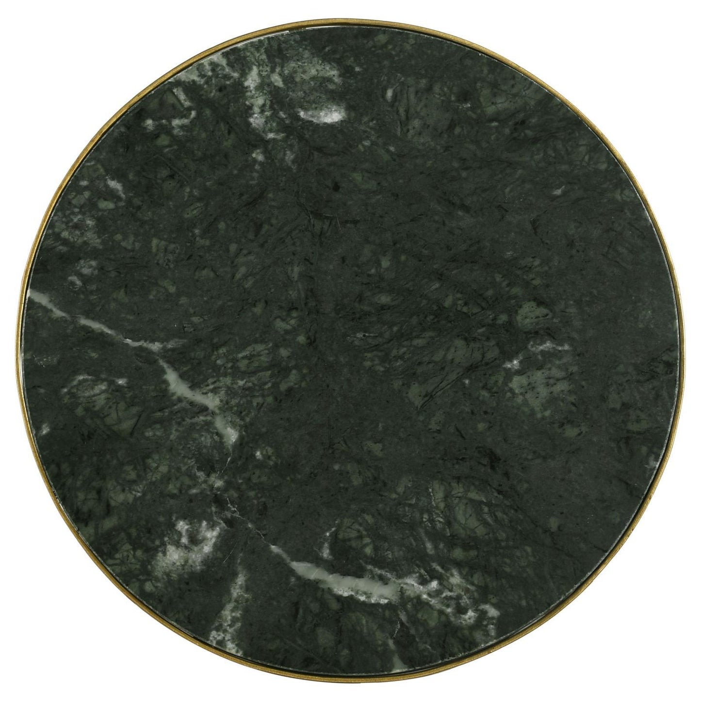Coaster Furniture Eliska 936061 Round Green Marble Top Accent Side Table - Antique Gold IMAGE 6