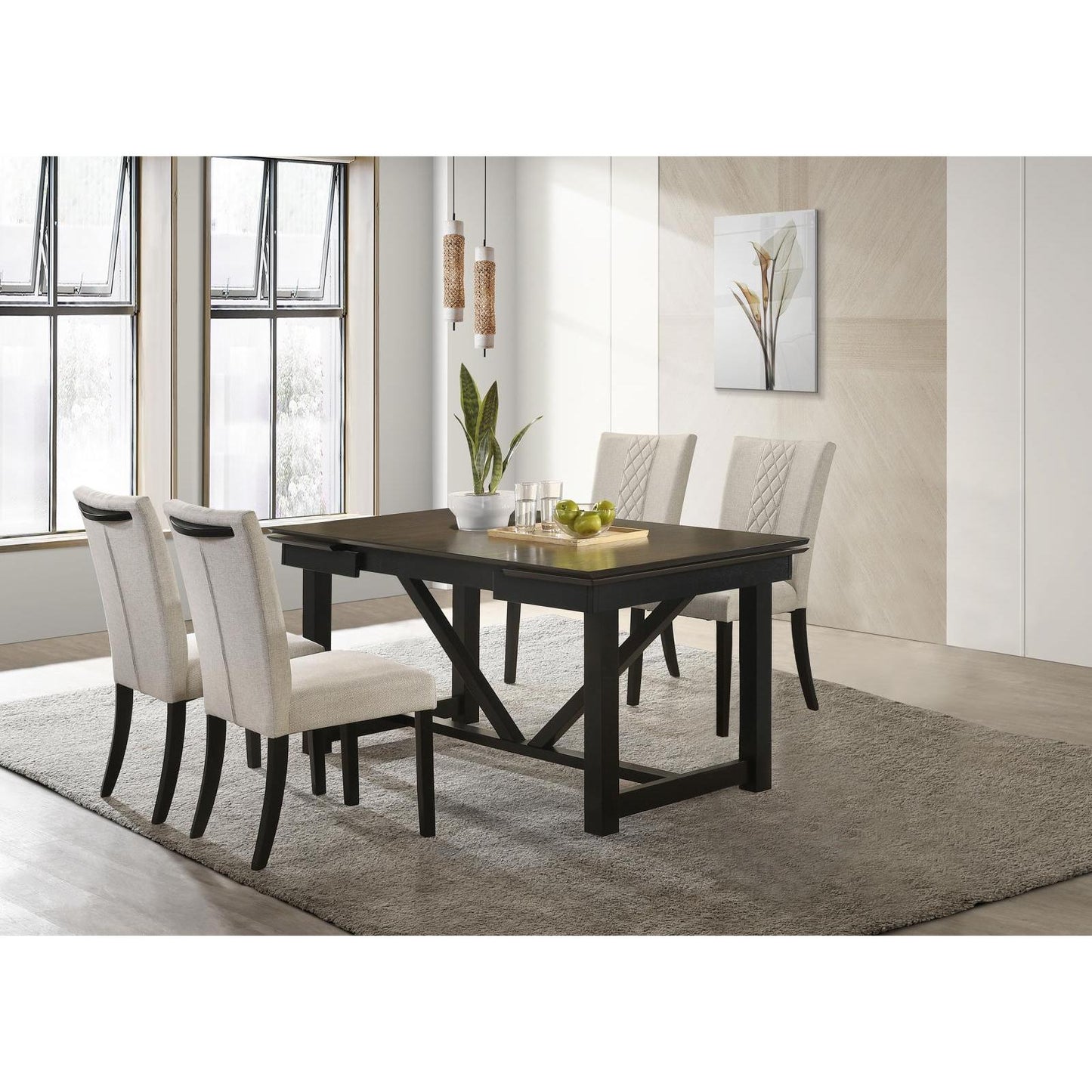 Coaster Furniture Malia 122342 Fabric Upholstered Dining Side Chair - Beige IMAGE 10