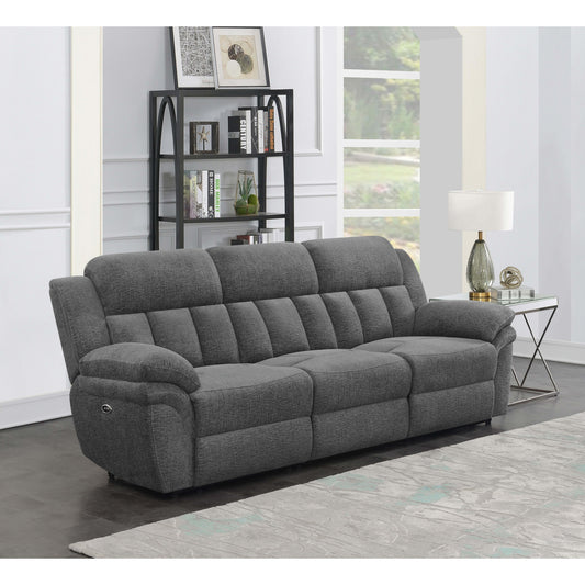Coaster Furniture Bahrain 609541P Upholstered Power Sofa - Charcoal IMAGE 1