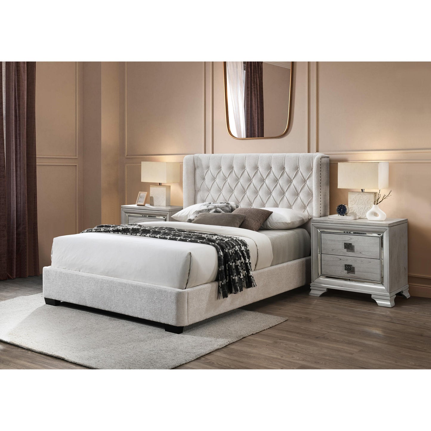 Crown Mark Daphne 5094-K King Bed IMAGE 2